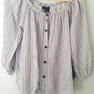 NWT SANCTUARY offshoulder blouse